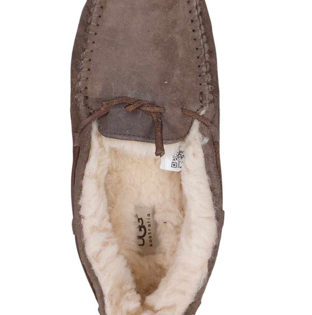 UGG brown mocassin Slippers size 10